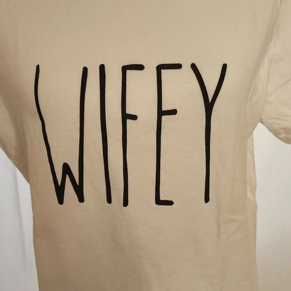 Rae Dunn Women's "WIFEY" T-shirt - Picture 6 of 10